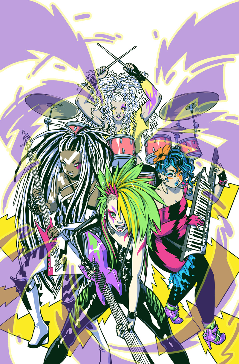 Illustration for article titled See The Misfits' New Look In Exclusive Jem & The Holograms Cover Reveal